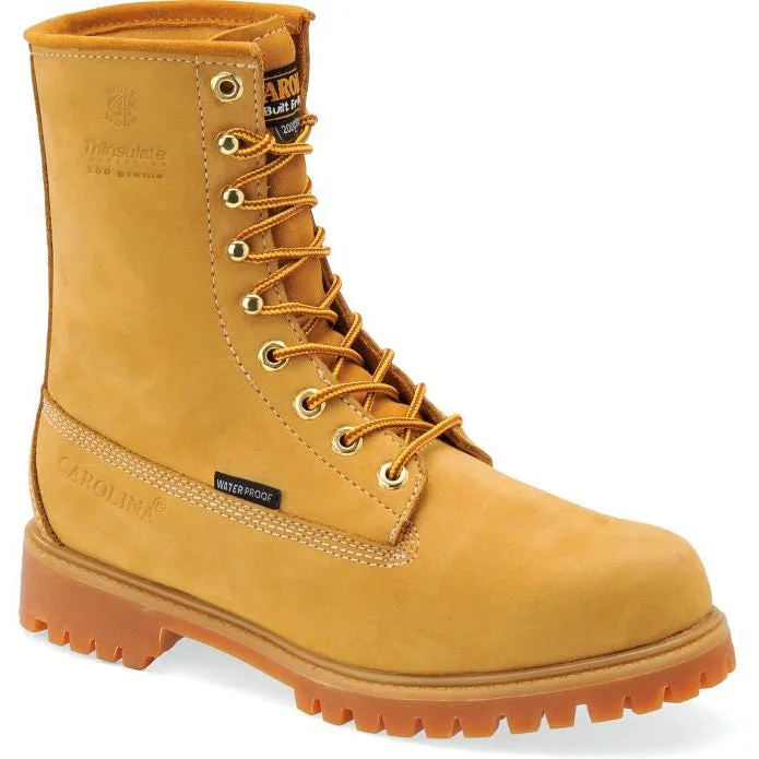 Carolina Men's Journeyman 8" Soft Toe Waterproof Insulated Work Boot -Yellow- CA7145