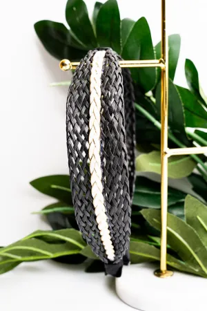 Dreamy Destination Black Woven Headband