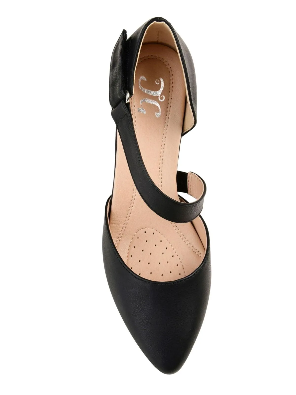 Journee Collection Tillis Tru Comfort Foam Pointed Toe Mid Heel Pumps Black 10M
