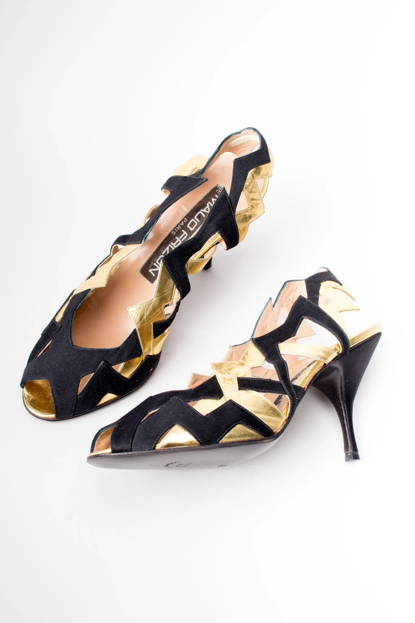 Lightening Bolt 'M' Heels