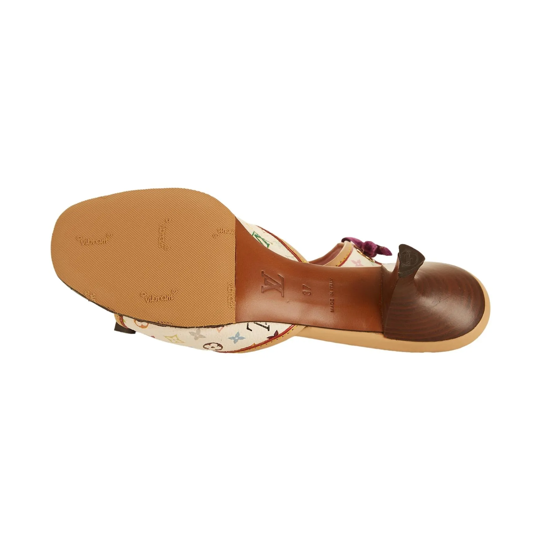 Louis Vuitton Multicolor Monogram Kitten Heels