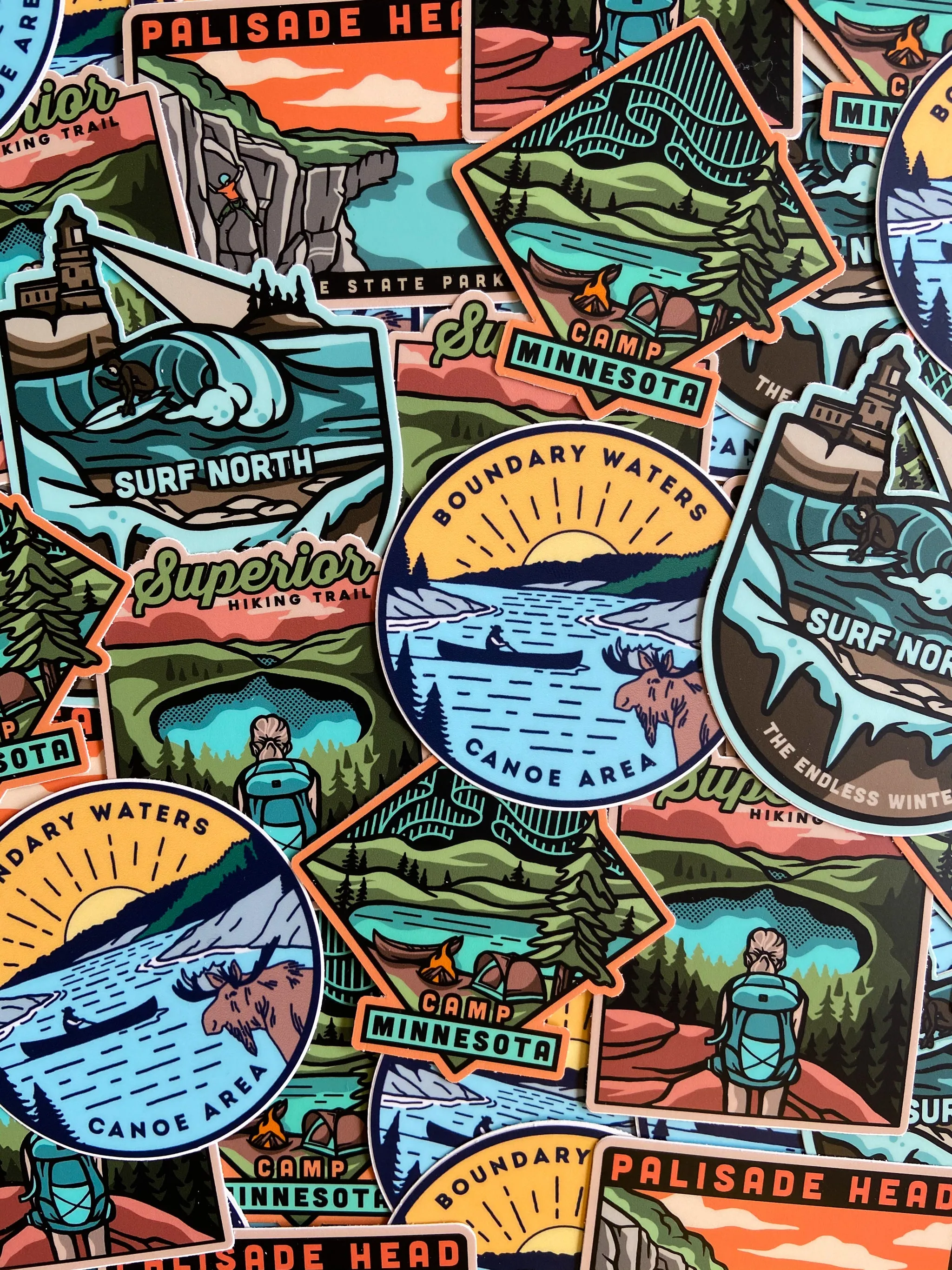 Minnesota North Shore Sticker Pack