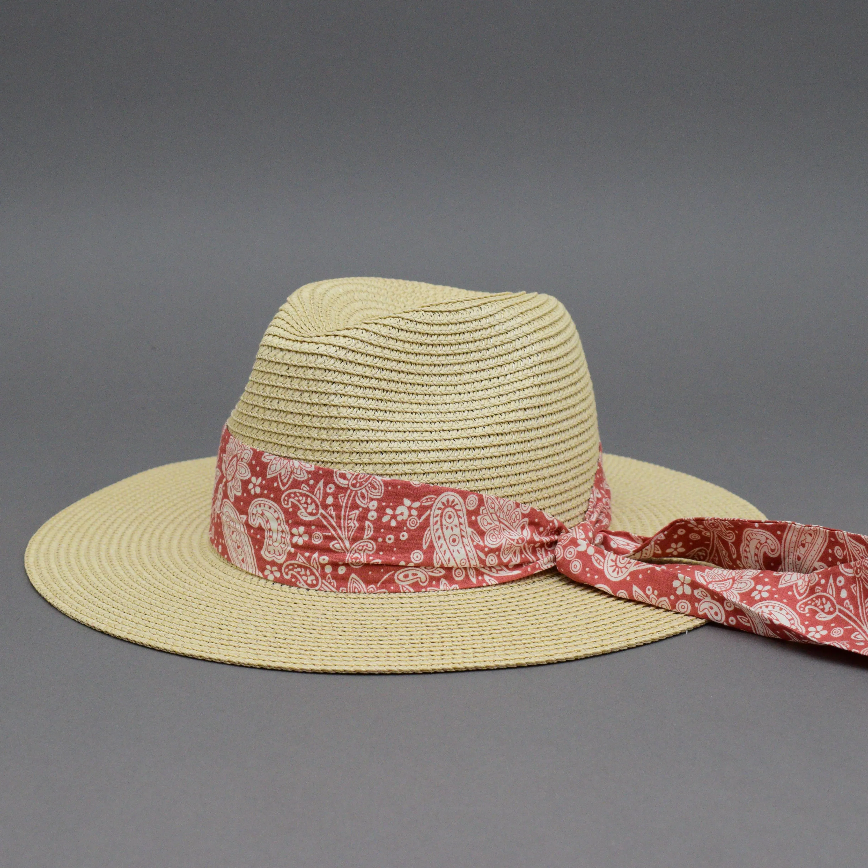 MJM Hats - Nita W Paper - Straw Hat - Natural