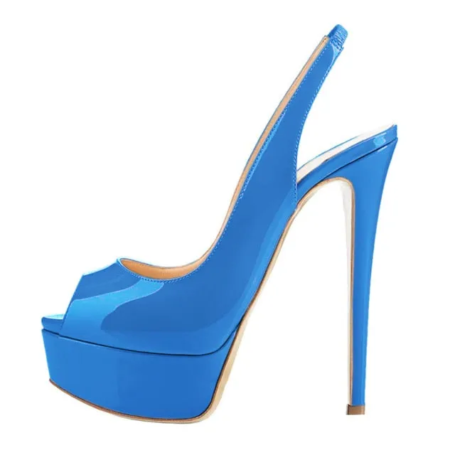 Open Toe Platform Sandals