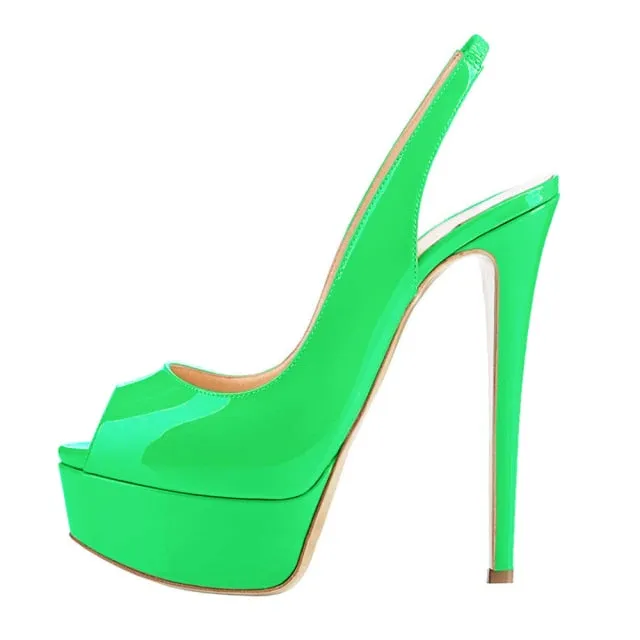 Open Toe Platform Sandals