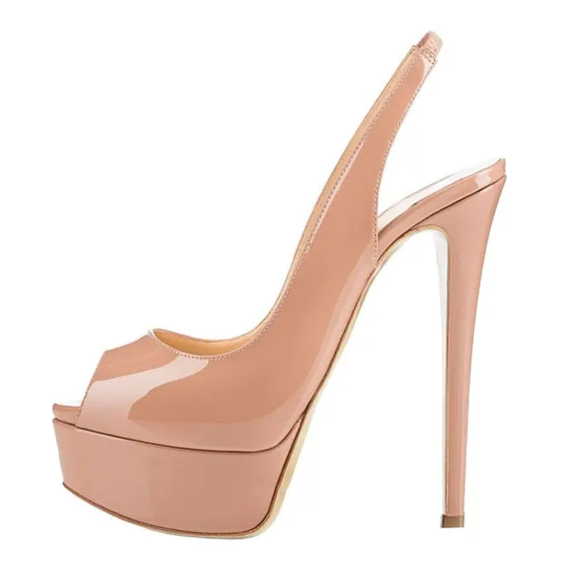 Open Toe Platform Sandals