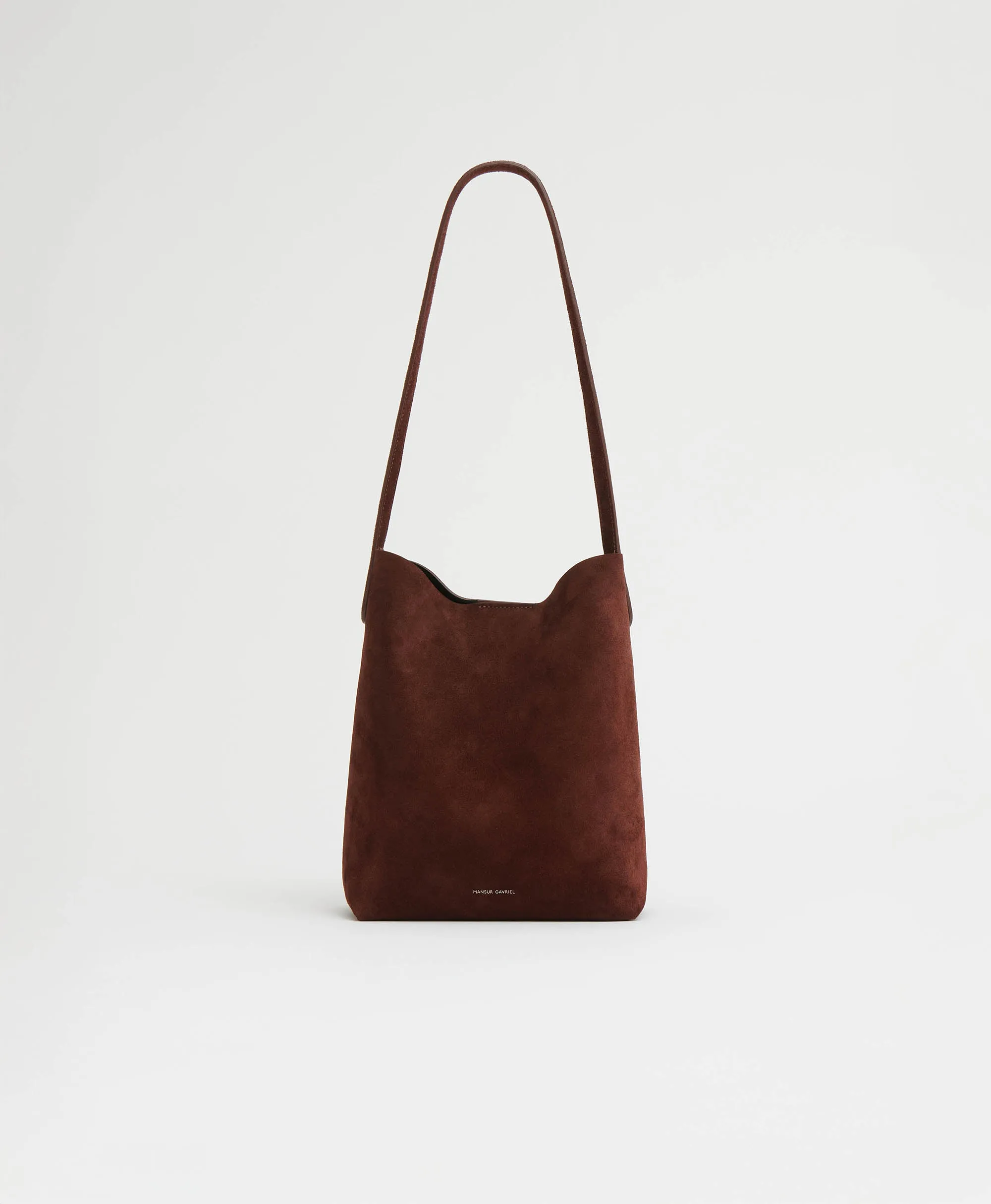 Small Everyday Cabas - Chocolate Suede