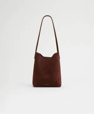 Small Everyday Cabas - Chocolate Suede