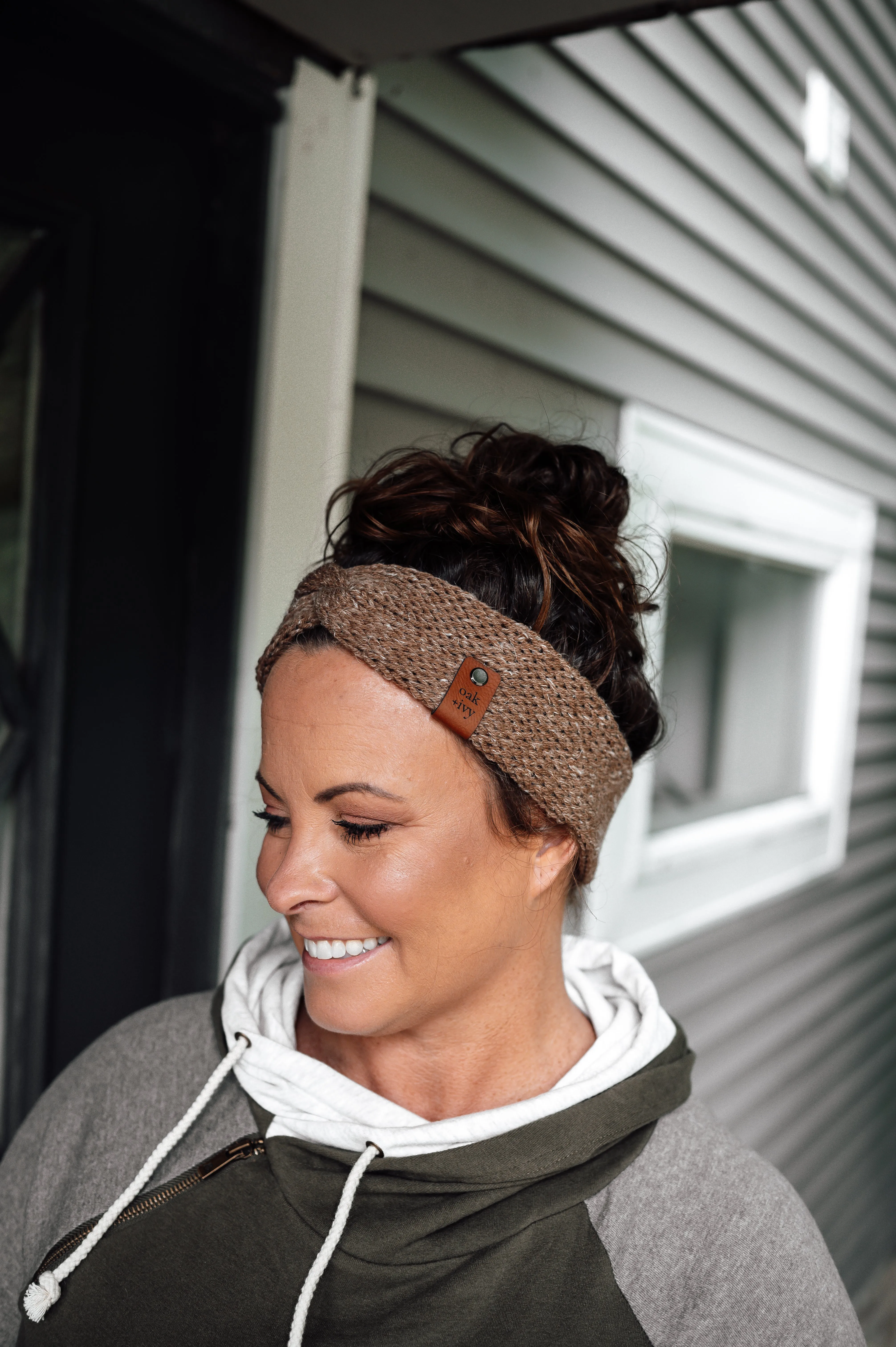 Women's Wanderlust Knit Headband - Chickory Root